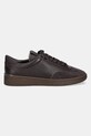 Michael Kors sneakersy skórzane Wilton 42F5WLFS1L.251 brązowy AW25