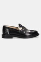 Filling Pieces mokasyny skórzane Loafer Vinyl 122511303240 czarny AW25