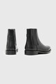 Obuwie AllSaints sztyblety skórzane BLOOM CHELSEA M030FD czarny