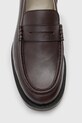 Δερμάτινα μοκασίνια AllSaints BLOOM LOAFER M021FC.OXR μπορντό