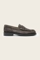 Δερμάτινα μοκασίνια AllSaints BLOOM SUEDE LOAFER λείο δέρμα γκρί M022FC.WGR