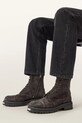 AllSaints pantofi de piele întoarsă HANK SUEDE BOOT M005FB