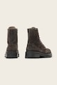 Obuwie AllSaints buty zamszowe Hank Suede Boot M005FB szary