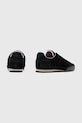 Cipők AllSaints velúr sportcipő HARRI LOW TOP M017FD fekete