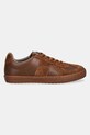 AllSaints sneakersy skórzane JAIMEE LOW TOP M052FB.BRN brązowy AW25
