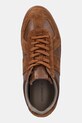AllSaints sneakersy skórzane JAIMEE LOW TOP brązowy M052FB.BRN