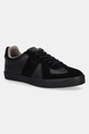 AllSaints sneakers in pelle JAIMEE LOW TOP pelle fiore nero M052FB.BLK