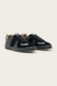 AllSaints sneakersy skórzane JAIMEE LOW TOP M052FB.BLK czarny AW25