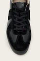 AllSaints sneakersy skórzane JAIMEE LOW TOP M052FB.BLK czarny