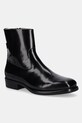 AllSaints buty skórzane Milton Boot nieocieplane czarny M031FD