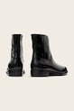 Obuwie AllSaints buty skórzane Milton Boot M031FD czarny
