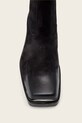 Usnjeni čevlji AllSaints ORLA TOE CAP BOOT M033FD črna