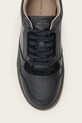 AllSaints sneakersy skórzane REGAN LOW TOP M053FB.BLK czarny