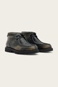 AllSaints scarpe in pelle SKIFF BOOT M069FC nero AW25