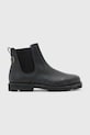 Členkové topánky AllSaints SKIFF CHELSEA BOOT nezateplené čierna M025FD