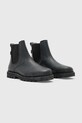 Visoki čevlji AllSaints SKIFF CHELSEA BOOT M025FD črna AW25