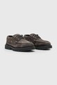 Δερμάτινα κλειστά παπούτσια AllSaints SKIFF SUEDE SHOE M012FC.WRG γκρί AW25
