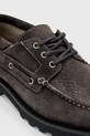 Δερμάτινα κλειστά παπούτσια AllSaints SKIFF SUEDE SHOE γκρί M012FC.WRG
