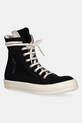 Rick Owens DRKSHDW trampki Vegan Sneaks tekstylny czarny DU02E7807.DOEM8