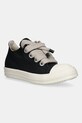 Rick Owens DRKSHDW plimsolls Jumbolace Low Sneaks textile black DU02E7819.NCVW2