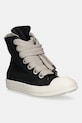 Rick Owens DRKSHDW trampki Jumbolace Sneaks tekstylny czarny DU02E7818.NCVW2