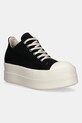 Tenisky Rick Owens DRKSHDW Double Bumper Low Sneaks textilní černá DU02E7832.BMO