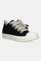 Rick Owens DRKSHDW plimsolls Jumbolace Low Sneaks black DU02E7819.DOW2