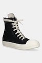 Rick Owens DRKSHDW trampki Sneaks tekstylny czarny DU02E7800.DO