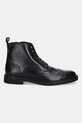 BOSS buty skórzane Calev 50552551.001 czarny AW25