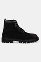 BOSS buty zamszowe 50552568 50552568.001 czarny AW25