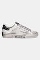 Crime London sneakers din piele DISTRESSED DECONSTRUCTED 11033AA8 alb AW25