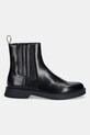 Δερμάτινες μπότες τσέλσι HUGO Lenner 50552567.001 μαύρο AW25
