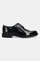 HUGO półbuty skórzane Lysander 50552608.001 czarny AW25