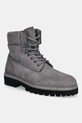 Παπούτσια nubuck HUGO Draven χωρίς μόνωση γκρί 50552695.067