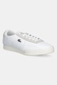 Lacoste sneakers din piele AURA piele întoarsă alb 50SMA0154