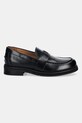 Trussardi mokasyny skórzane N384S000923N.033 czarny AW25