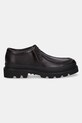 Clarks Originals półbuty skórzane Badell Seam 26183271 brązowy AW25