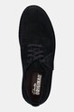 Σουέτ κλειστά παπούτσια Clarks Originals Desert Rock Lo μαύρο 26180659