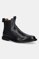 Common Projects sztyblety skórzane Chelsea in Leather nieocieplane czarny 2445.7547