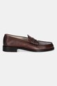 Common Projects mokasyny skórzane Soft Loafer 2521.3621 brązowy AW25