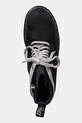 Kožené členkové topánky Rick Owens DRKSHDW x Dr. Martens Quad Sole Steel Toe Boot čierna DM02E6813.9001