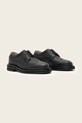 AllSaints półbuty skórzane Escher Brogue M047FD czarny AW25