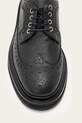AllSaints półbuty skórzane Escher Brogue M047FD czarny