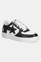 A Bathing Ape sneakersy skórzane BAPE STA #3 niska czarny 1L30191305