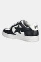 Obuwie A Bathing Ape sneakersy skórzane BAPE STA #3 1L30191305 czarny