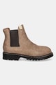 Замшеві черевики Visvim GORNERGRAT MID-FOLK 125202002006 зелений AW25