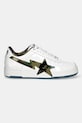 Tenisice A Bathing Ape BAPE STA OS #2 001FWL301309M bijela AW25