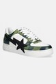 A Bathing Ape sneakersy BAPE STA OS #1 niska zielony 001FWL301308M
