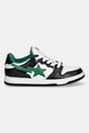 A Bathing Ape sneakersy skórzane NEW BAPE SK8 STA #1 001FWL301311M czarny AW25