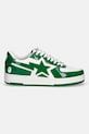 A Bathing Ape sneakersy skórzane BAPE STA ICON #1 001FWL801305M zielony AW25